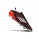 Bota adidas F50 Elite Sin Cordones FG Marrón Plateada 