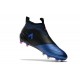 Tacos de futbol adidas Ace 17+ Purecontrol FG Negro Blanco Azul