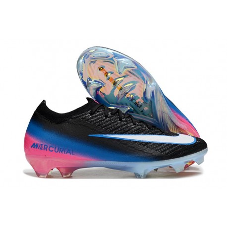 Nike Zoom Mercurial Vapor XVI Elite FG Negro Blanco Azul Rosa