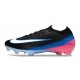 Nike Zoom Mercurial Vapor XVI Elite FG Negro Blanco Azul Rosa