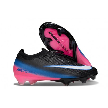 Nike Zoom Mercurial Vapor XVI Elite FG Negro Blanco Rosa