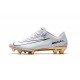 Botas de fútbol Nike Mercurial Vapor 11 FG para Hombre CR7 Blanco Oro