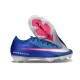 Nike Mercurial Vapor 16 Elite FG Botas de Fútbol Azul Plateada Rosa