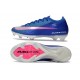 Nike Mercurial Vapor 16 Elite FG Botas de Fútbol Azul Plateada Rosa