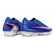Nike Mercurial Vapor 16 Elite FG Botas de Fútbol Azul Plateada Rosa