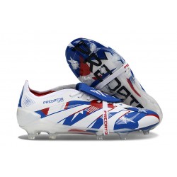 Adidas Predator Elite Foldover Tongue FG Blanco Azul Rojo