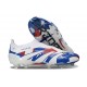 adidas Predator Elite Laceless FG Blanco Azul Rojo