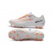 Zapatillas de fútbol Nike Mercurial Vapor 11 FG Blanco Naranja
