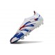 adidas Predator Elite Laceless FG Blanco Azul Rojo