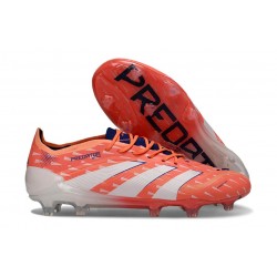 Botas de Fútbol Adidas Predator Elite FG Naranja Blanco