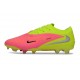 Tacón de Fútbol Nike Phantom 6 Low Elite FG Rosa Limalight