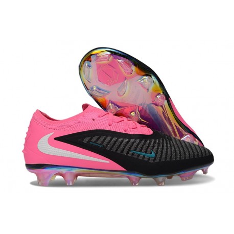 Tacón de Fútbol Nike Phantom 6 Low Elite FG Rosa Negro