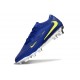 Tacón de Fútbol Nike Phantom 6 Low Elite FG Azul Amarillo