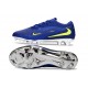 Tacón de Fútbol Nike Phantom 6 Low Elite FG Azul Amarillo