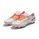 Zapatillas de fútbol Nike Mercurial Vapor 11 FG Blanco Naranja