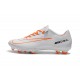 Zapatillas de fútbol Nike Mercurial Vapor 11 FG Blanco Naranja