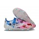 Zapatillas de Fútbol adidas F50 Elite FG Blanco Azul Rosa