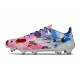 Zapatillas de Fútbol adidas F50 Elite FG Blanco Azul Rosa