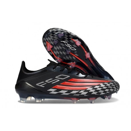 Zapatillas de Fútbol adidas F50 Elite FG Negro Rojo