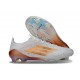 Zapatillas de Fútbol adidas F50 Elite FG Blanco Dorada