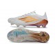 Zapatillas de Fútbol adidas F50 Elite FG Blanco Dorada