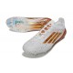 Zapatillas de Fútbol adidas F50 Elite FG Blanco Dorada