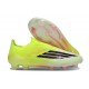 Bota adidas F50 Elite Sin Cordones FG Amarillo Negro