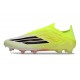 Bota adidas F50 Elite Sin Cordones FG Amarillo Negro