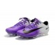 Baratas Botas de fútbol Nike Mercurial Vapor XI FG Blanco Violeta Negro