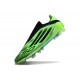Bota adidas F50 Elite Sin Cordones FG Verde Negro