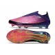 Bota adidas F50 Elite Sin Cordones FG Lamine Yamal Unity Morado Ftwr Blanco Limón Lúcido