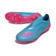 Bota adidas F50 Elite Sin Cordones FG Azul Rosa