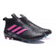 Zapatos de fútbol adidas Ace 17+ Purecontrol FG Blanco Negro Rosado