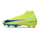 Zapatillas de Fútbol Nike Mercurial Superfly X Elite FG Limalight Voltio Azul
