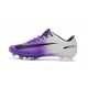Baratas Botas de fútbol Nike Mercurial Vapor XI FG Blanco Violeta Negro