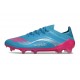 Zapatillas de Fútbol adidas F50 Elite FG Flash Agua Rosa Lúcido Lucid Cyan