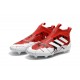 Tacos de futbol adidas Ace 17+ Purecontrol FG Rojo Blanco Negro
