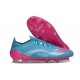 Zapatillas de Fútbol adidas F50 Elite FG Flash Agua Rosa Lúcido Lucid Cyan