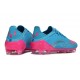 Zapatillas de Fútbol adidas F50 Elite FG Flash Agua Rosa Lúcido Lucid Cyan