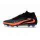 Bota de Futbol Nike Phantom 6 DF Elite FG Negro Naranja