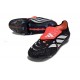 Botines Adidas Predator 26 Elite FT FG Negro Blanco Rojo