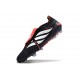 Botines Adidas Predator 26 Elite FT FG Negro Blanco Rojo