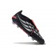Botines Adidas Predator 26 Elite FT FG Negro Blanco Rojo