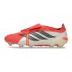 Botines Adidas Predator 26 Elite FT FG Rojo Lúcido Negro Ftwr Blanco