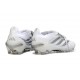 Botines Adidas Predator 26 Elite FT FG Blanco Plateado