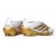 Botines Adidas Predator 26 Elite FT FG Blanco Dorado