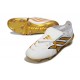 Botines Adidas Predator 26 Elite FT FG Blanco Dorado