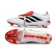 Botines Adidas Predator 26 Elite FT FG Blanco Rojo Negro