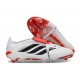 Botines Adidas Predator 26 Elite FT FG Blanco Rojo Negro