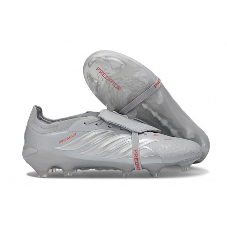 Botines Adidas Predator 26 Elite FT FG Gris Hierro Met. 
